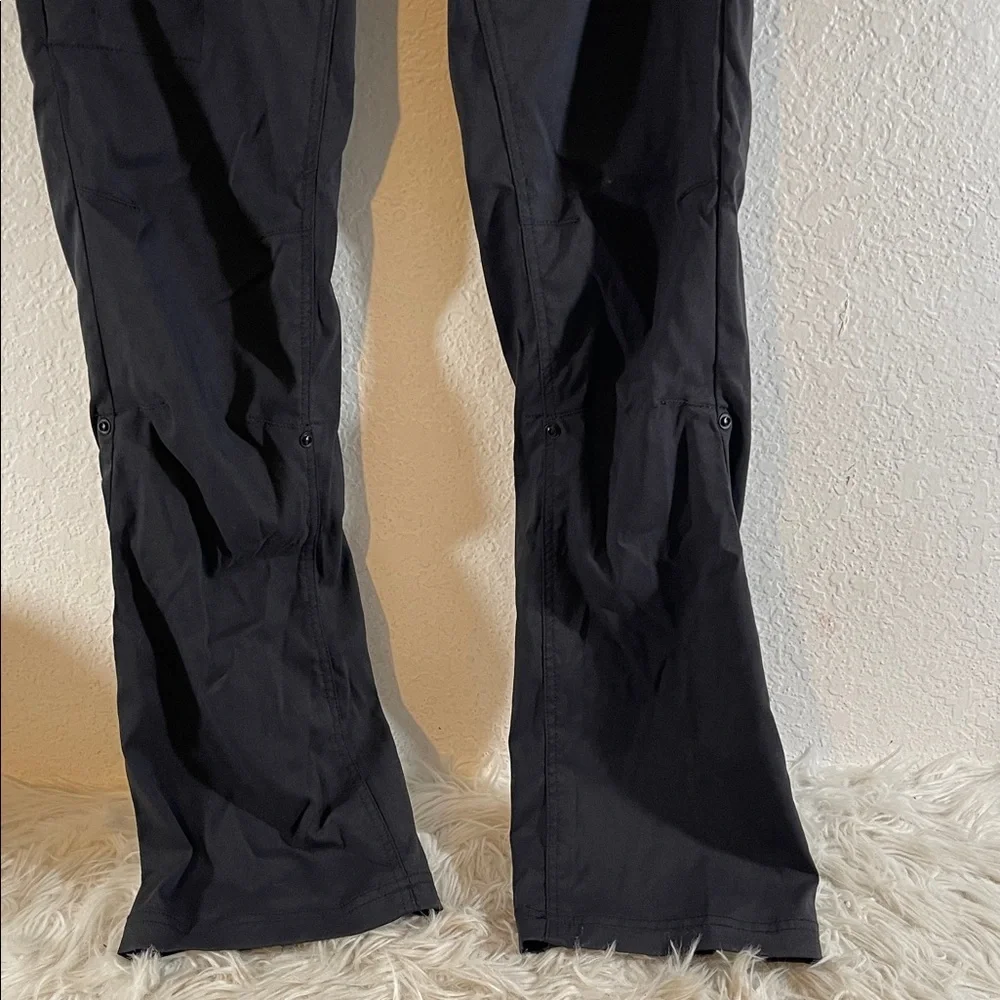 PrAna Women's Halle Pants W4HARG113 Hiking Roll Up Outdoor Stretch Black Size 6 - Picture 4 of 14